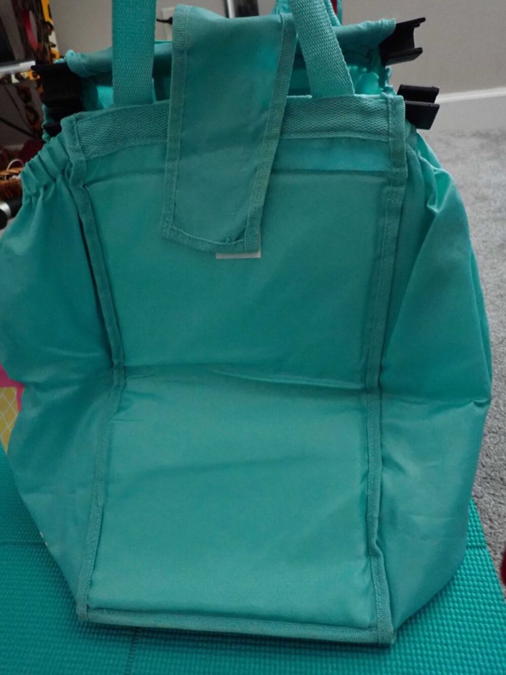 ALDI Reusable Tote Bag with Pink & Turquoise Ice Cream Design - Picture 5 of 15